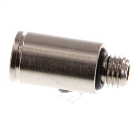 Racor de 6mm x M 7 con rosca macho de latón NBR [5 piezas]