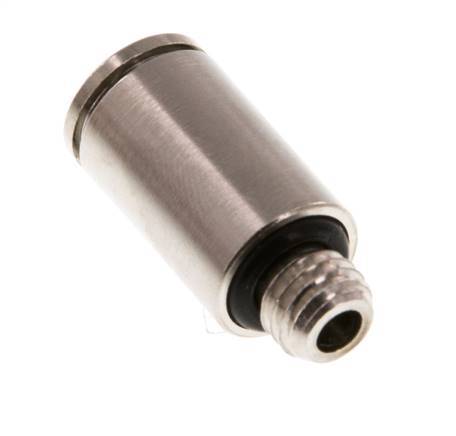 Racor de 6mm x M 7 con rosca macho de latón NBR [5 piezas]