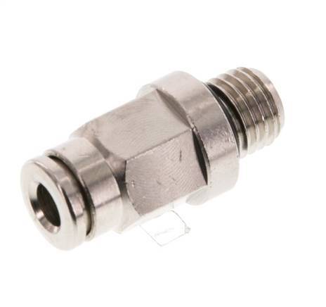 Racor de 4mm x M 8 x 1 con rosca macho de latón NBR [2 piezas]