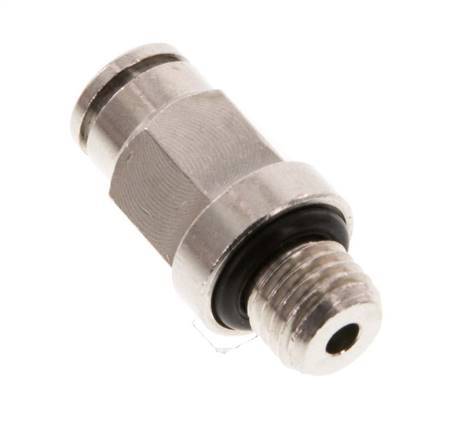 Racor de 4mm x M 8 x 1 con rosca macho de latón NBR [2 piezas]