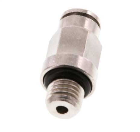Racor de 4mm x M 8 x 1 con rosca macho de latón NBR [2 piezas]