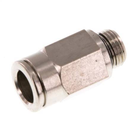 Racor de 8mm x G1/8'' con rosca macho de latón NBR [5 piezas]
