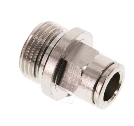Racor de 8mm x G3/8'' con rosca macho de latón NBR [2 piezas]