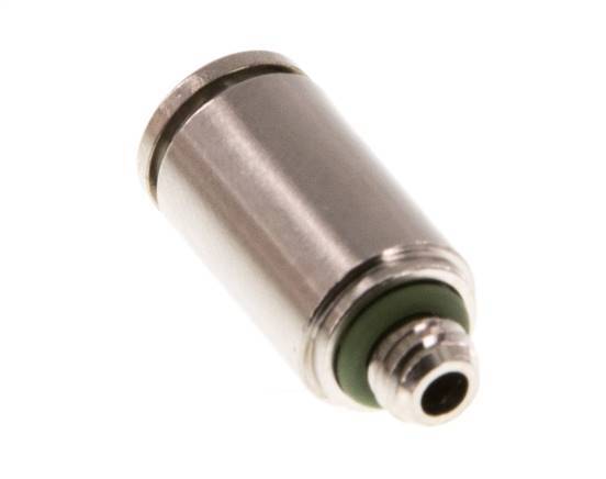 Racor de 4mm x M 5 con rosca macho de latón FKM [5 piezas]