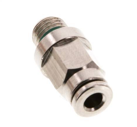 Racor de 4mm x M 8 x 1 con rosca macho de latón FKM [2 piezas]