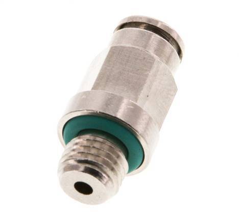 Racor de 4mm x M 8 x 1 con rosca macho de latón FKM [2 piezas]