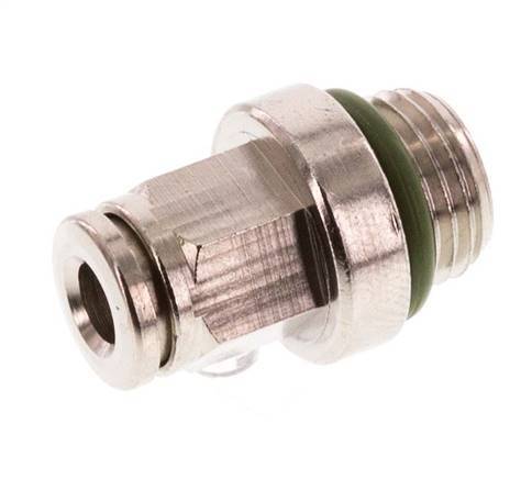 Racor de 4mm x M 10 x 1 con rosca macho de latón FKM [2 piezas]