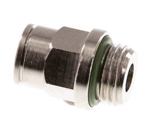 Racor de 8mm x G1/4'' con rosca macho de latón FKM [2 piezas]