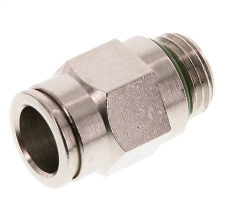 Racor de 10mm x G1/4'' con rosca macho de latón FKM [2 piezas]