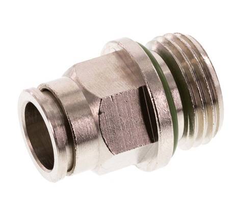 Racor de 12mm x G1/2'' con rosca macho de latón FKM [2 piezas]