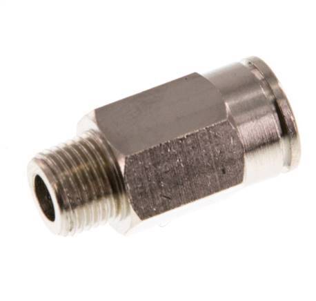 Racor de 8mm x R1/8'' con rosca macho de latón NBR [5 piezas]