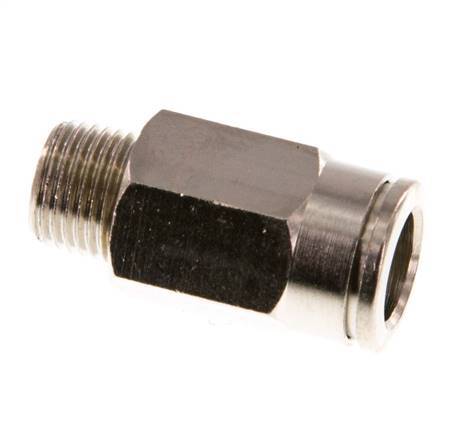 Racor de 8mm x R1/8'' con rosca macho de latón NBR [5 piezas]