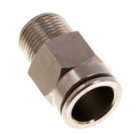Racor de 14mm x R3/8'' con rosca macho Latón NBR