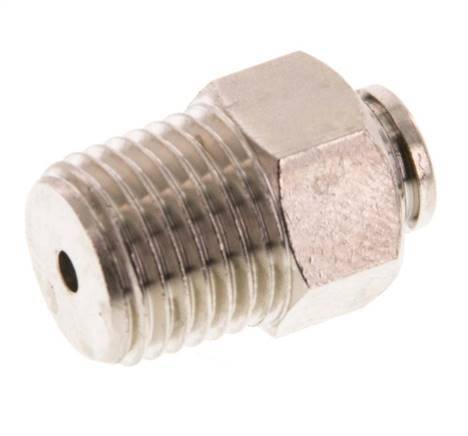 Racor de 4mm x R1/4'' con rosca macho de latón FKM [2 piezas]