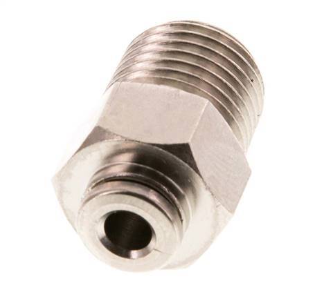 Racor de 4mm x R1/4'' con rosca macho de latón FKM [2 piezas]