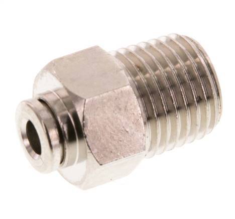 Racor de 4mm x R1/4'' con rosca macho de latón FKM [2 piezas]