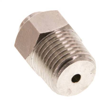 Racor de 4mm x R1/4'' con rosca macho de latón FKM [2 piezas]