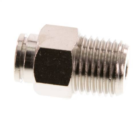 Racor de 6mm x R1/4'' con rosca macho de latón FKM [2 piezas]
