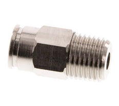 Racor de 8mm x R1/4'' con rosca macho de latón FKM [2 piezas]