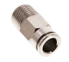 Racor de 8mm x R1/4'' con rosca macho de latón FKM [2 piezas]