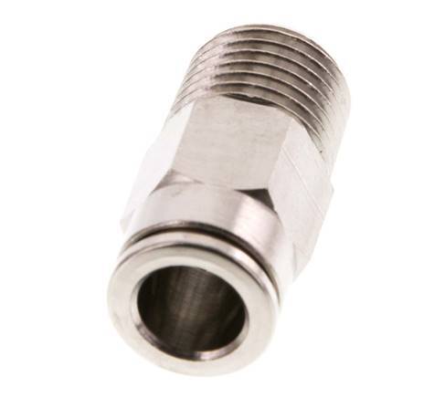 Racor de 8mm x R1/4'' con rosca macho de latón FKM [2 piezas]