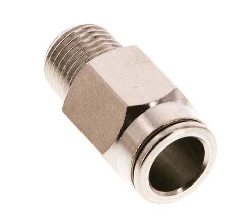 Racor de 10mm x R1/4'' con rosca macho de latón FKM [2 piezas]