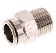 Racor rápido de 14 mm x R1/2'' con rosca macho de latón FKM