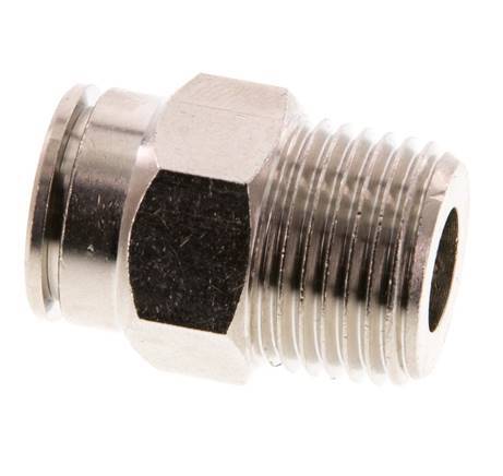 Racor rápido de 14 mm x R1/2'' con rosca macho de latón FKM
