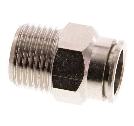 Racor rápido de 14 mm x R1/2'' con rosca macho de latón FKM