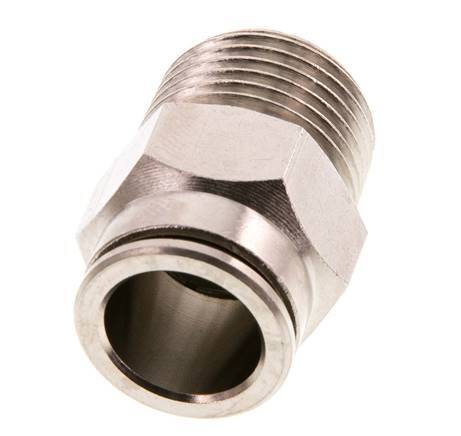 Racor rápido de 14 mm x R1/2'' con rosca macho de latón FKM