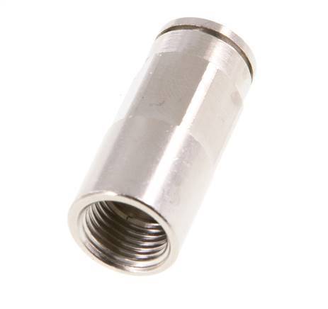 Racor de 6mm x G1/8'' con rosca hembra de latón NBR [2 piezas]