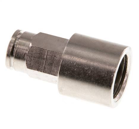 Racor de 6mm x G1/4'' con rosca hembra de latón FKM [2 piezas]