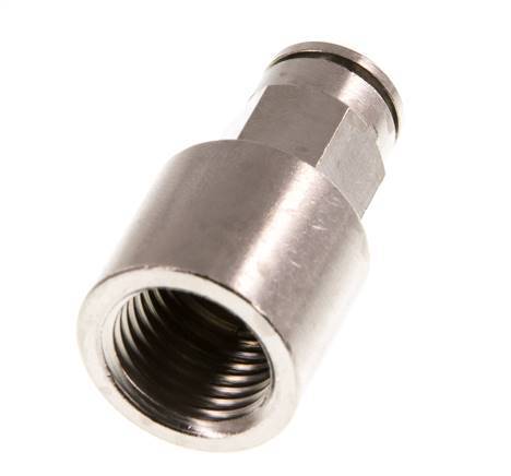 Racor de 6mm x G1/4'' con rosca hembra de latón FKM [2 piezas]