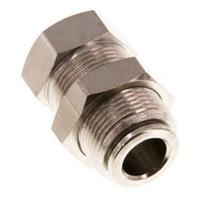 Racor de 8mm x G1/8'' con rosca hembra de latón NBR Bulkhead
