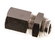 Racor de 8mm x G1/4'' con rosca hembra de latón NBR Bulkhead