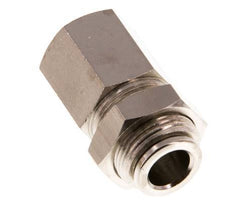 Racor de 8mm x G1/4'' con rosca hembra de latón NBR Bulkhead