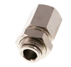 Racor de 8mm x G1/4'' con rosca hembra de latón NBR Bulkhead