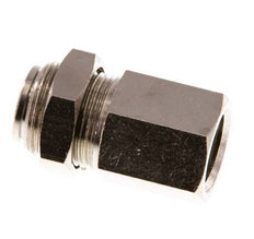 Racor de 8mm x G1/4'' con rosca hembra de latón NBR Bulkhead