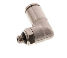 Codo de 4mm x M 5 90deg con rosca macho latón NBR giratorio [2 piezas]