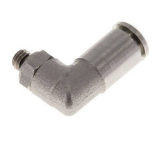 Codo de 5mm x M 5 90deg con rosca macho latón NBR giratorio [2 piezas]