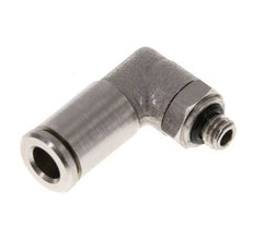 Codo de 5mm x M 5 90deg con rosca macho latón NBR giratorio [2 piezas]