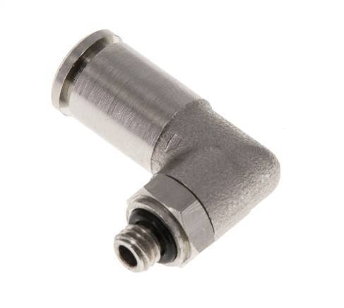 Codo de 5mm x M 5 90deg con rosca macho latón NBR giratorio [2 piezas]