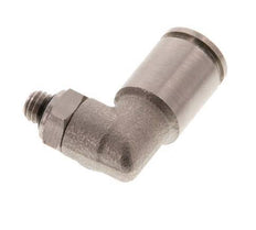 Codo de 6mm x M 5 90deg con rosca macho latón NBR giratorio [2 piezas]