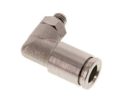 Codo de 6mm x M 5 90deg con rosca macho latón NBR giratorio [2 piezas]