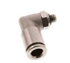 Codo de 6mm x M 5 90deg con rosca macho latón NBR giratorio [2 piezas]