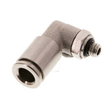 Codo de 6mm x M 5 90deg con rosca macho latón NBR giratorio [2 piezas]