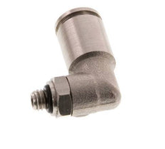 Codo de 6mm x M 5 90deg con rosca macho latón NBR giratorio [2 piezas]