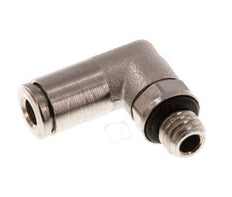 Codo de 4mm x M 7 90deg con rosca macho latón NBR giratorio [2 piezas]