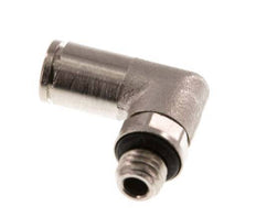 Codo de 4mm x M 7 90deg con rosca macho latón NBR giratorio [2 piezas]
