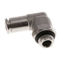 Codo de 90 grados 5mm x G1/8'' con rosca macho latón NBR giratorio [2 piezas]